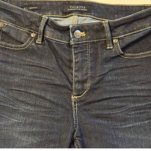 Talbots Womens Bootcut Jeans Dark Wash Size 4 Flawless Five Pocket